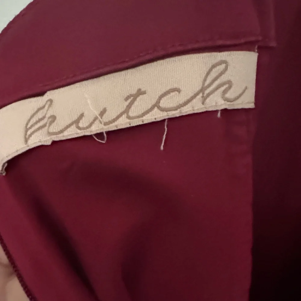 Anthropologie Deep Red Midi Dress - Picture 2 of 10